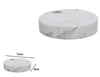 Piattino Porta Sapone Saponetta Bagno Accessorio Arredo Effetto Marmo Bianco 87831