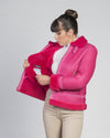 Matilde - Giacca Donna Rosa in vero montone Shearling