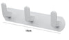 Appendiabiti Con 3 Ganci Appendino Portasciugamano Da Bagno Casa Cucina Bianco 59742