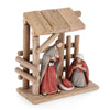 Natività con Capanna in poliresina Mirabelle per presepe
