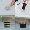 Piletta Click Clack Lavabo Lavandino Universale 1/4 Pop Up Tappo Di Scarico Nero 59606