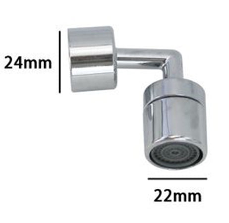 Filtro Rompigetto Aeratore Rubinetto Antispruzzo Con Snodo In Plastica 22-24mm 87978