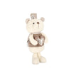 Orsetto peluche Kary colore beige per interno h 42 cm