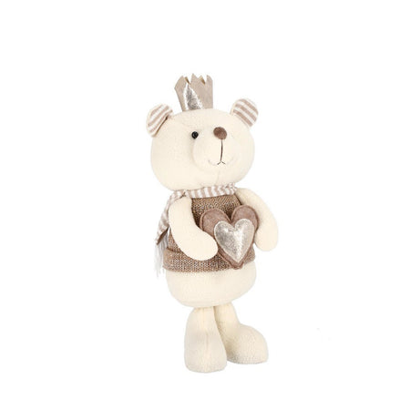 Orsetto peluche "Kary" colore beige per interno h 42 cm