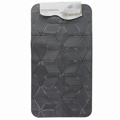 Tappeto In Pvc Antiscivolo Vasca Da Bagno Doccia 70x37cm Effetto Geometrico 59621