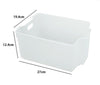 Cestino Porta Tutto Scatola Portaoggetti Contenitore Con Manici 27x19.4x12.4cm 79458