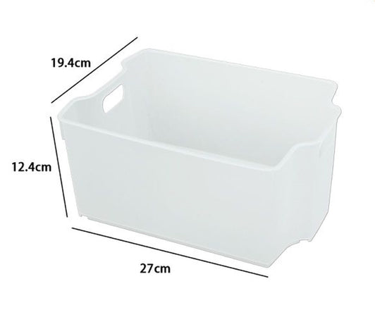 Cestino Porta Tutto Scatola Portaoggetti Contenitore Con Manici 27x19.4x12.4cm 79458