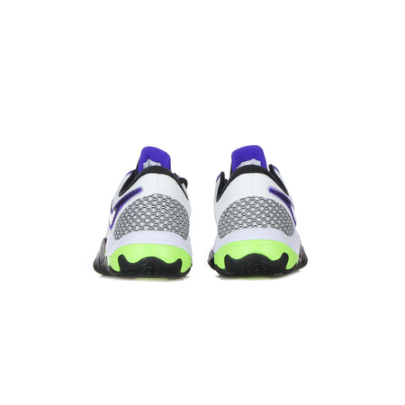 NIKE NBA Scarpa Bassa Uomo Renew Elevate Ii White/black/volt/indigo Burst da uomo