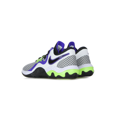 NIKE NBA Scarpa Bassa Uomo Renew Elevate Ii White/black/volt/indigo Burst da uomo