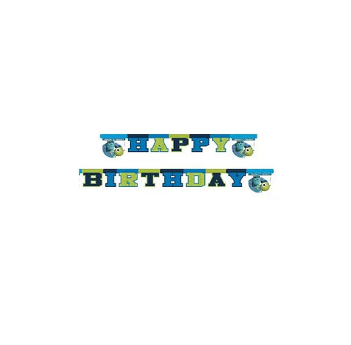 1 FESTONE HAPPY BIRTHDAY TEMA MONSTER 2,4MT