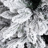 Albero di Natale innevato Frejus in PE Effetto Real Touch + PVC + Flock