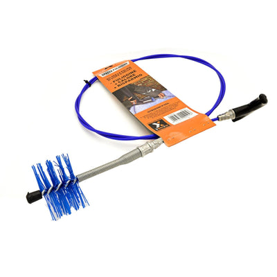 KIT STUFA A PELLET SCOVOLO 80 MM PULIZIA SPAZZACAMINO PULISCI 2 MT PULISCISTUFA