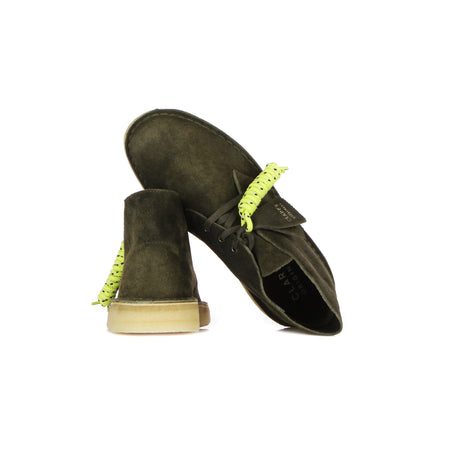 CLARKS Scarpa Lifestyle Uomo Desert Coal Olive Suede da uomo