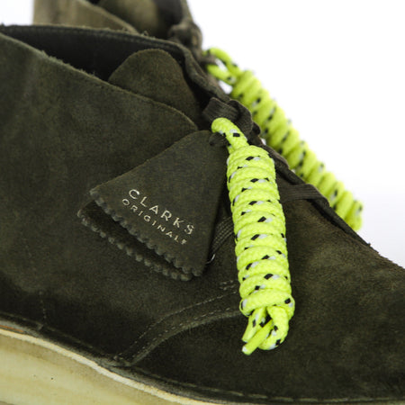 CLARKS Scarpa Lifestyle Uomo Desert Coal Olive Suede da uomo