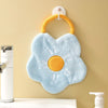 Asciugamano A Fiore Morbido Cordino Portatile Assorbente Per Bagno Cucina Bambini 10776