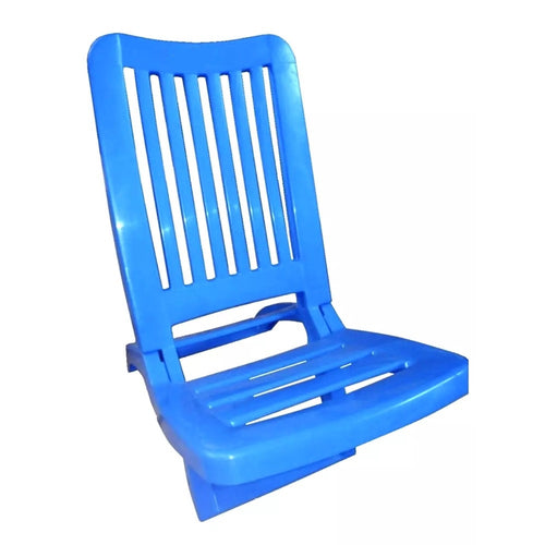 Set 4 Sedie Spiaggina Sdraio Spiaggia Mare Celeste Pieghevole In Plastica 023392