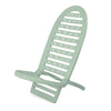 Set 2pz Spiaggina Pieghevole Verde Acquamarina In Plastica 40x40x86cm Mare Piscina 023510