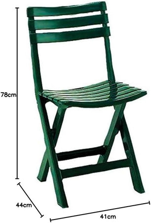 Set 4 Pz Sedia Pieghevole Da Esterno Verde Da Giardino Campeggio Patio Lounge 020775