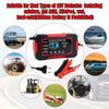 Caricabatterie Auto 6a 12v Mantenitore Batteria Compensazione Temperatura Moto Tosaerba Barca