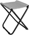 Set 3pz Sgabello Pieghevole In Metallo Tessuto Per Campeggio Pesca Spiaggia Mare 020228