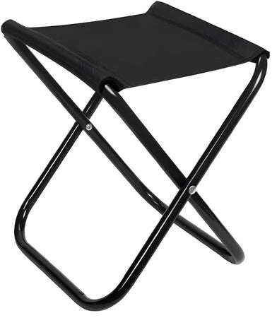 Set 3pz Sgabello Pieghevole In Metallo Tessuto Per Campeggio Pesca Spiaggia Mare 020228