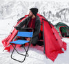Set 3pz Sedia Pieghevole Da Pesca Campeggio Sgabello Resistente Spiaggia Picnic 023247