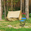 Set 3pz Sedia Pieghevole Da Pesca Campeggio Sgabello Resistente Spiaggia Picnic 023247