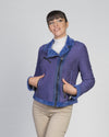 Rebecca - Chiodo Donna Glicine in vero montone Shearling