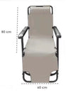 Sdraio Sedia Lettino Relax Prendisole Da Spiaggia Giardino Pieghevole Crema 285003