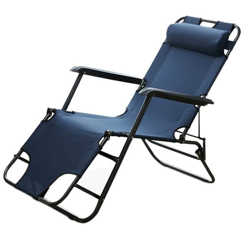 Sdraio Blu Sedia Lettino Relax Prendisole Da Spiaggia Giardino Pieghevole 285001