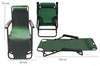 Sdraio Sedia Verde Lettino Relax Prendisole Da Spiaggia Giardino Pieghevole 285009