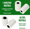 Kit 10 Rotoli Pos In Carta Termica 57mmx20mt Universali Compatibili Con Dispositivi Pos