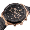 Maserati Stile – Cronografo Uomo Nero Rose Gold Pelle (R8871642001)