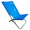 Spiaggina In Textilene Blu Pieghevole Sedia Per Mare Campeggio 57x47x72 Cm 281053