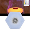 Luce E27 Led Bluetooth Altoparlante Forma Disco Volante Colorato Rgbw Telecomando