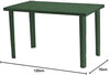 Tavolo Verde Rettangolare Da Giardino 120x70 Cm Perfetto Per Spazio Esterno 016302