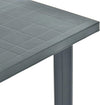 Tavolo In Plastica Da Giardino Tavola Quadrata Verde 80x75xh72cm Resistente 020353