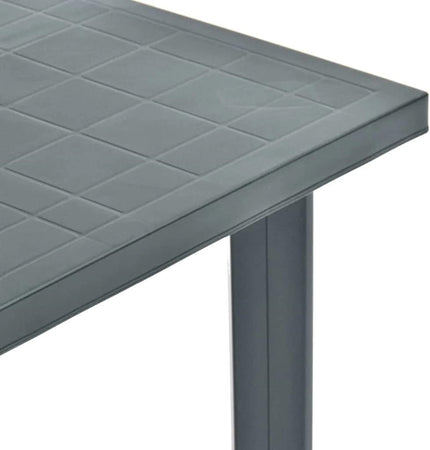 Tavolo In Plastica Da Giardino Tavola Quadrata Verde 80x75xh72cm Resistente 020353