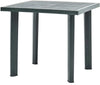 Tavolo In Plastica Da Giardino Tavola Quadrata Verde 80x75xh72cm Resistente 020353