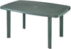 Tavolo Faro Verde Design Ovale In Polipropilene Resistente 137 X 85 X 72 Cm 020361