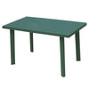 Tavolo Rettangolare Da Giardino Esterno Velo Verde 126x76x72cm Resistente 023447