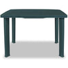 Tavolo Da Giardino Verde Esterno Resistente 101x68xh72cm Con Foro Ombrellone 023738