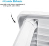 Tavolo Design Ovale Bianco Faro In Polipropilene Resistente 137 X 85 X 72 Cm 008943