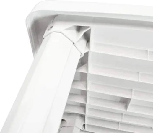 Tavolo Da Giardino Rettangolare Bianco Arredo Esterno Resistente 101x68xh72cm 012138