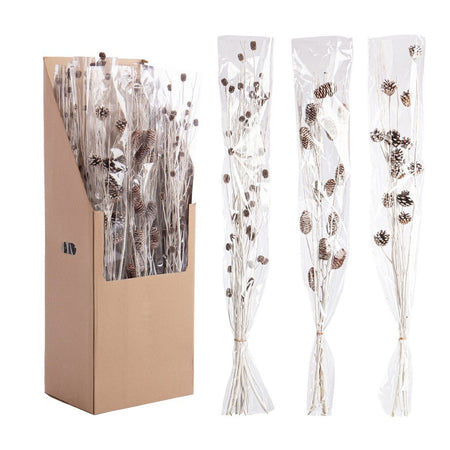 Mazzo artificiale "Elisha" fiori secchi materiale vegetale per decorazione ambienti