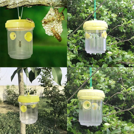 Set 6 Pz Trappola Per Vespe Calabroni Insetti Da Appendere Balcone Giardino 020176