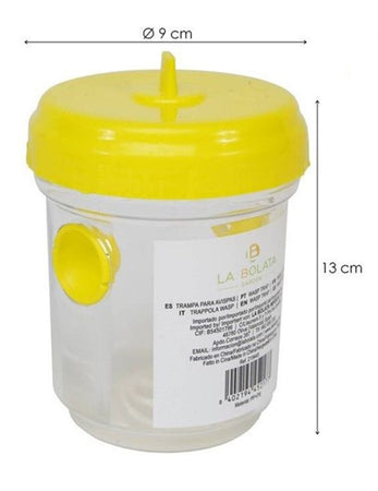 Set 6 Pz Trappola Per Vespe Calabroni Insetti Da Appendere Balcone Giardino 020176