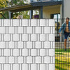 Frangivista Rotolo Bianco Pvc Per Balconi Ringhiere Recinzioni Protezione 19cmx35mt 54561