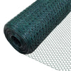 Set 3pz Rete Metallica Plastificata 0.5x3mt Maglia Esagonale 19mm Recinzione 020245