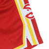 NIKE NBA Pantaloncino Basket Uomo Nba Dry Fit Swingman Short Icon Edition 2020 Atlhaw University Red/amarillo/white/white da uomo